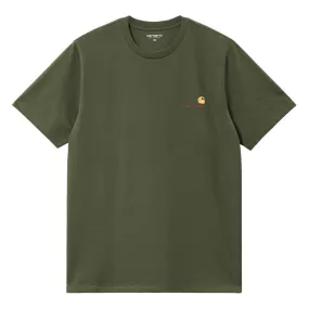 T-Shirt Carhartt WIP American Script Tarragon